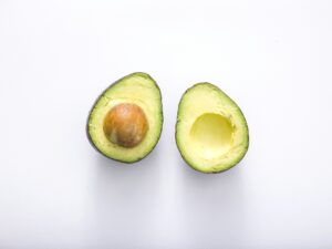 avocado cut in half